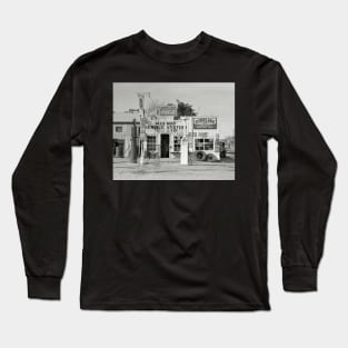 Midway Service Station, 1939. Vintage Photo Long Sleeve T-Shirt